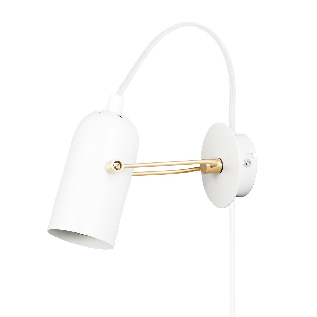 Globen Lighting Swan Mini vegglampe Hvit