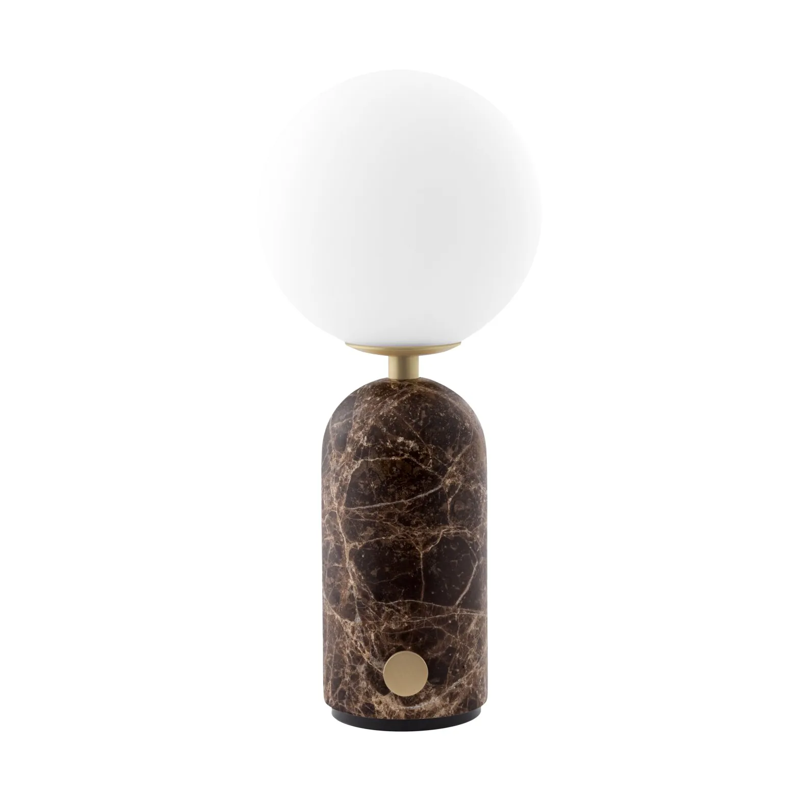 Torrano bordlampe portabel, Brun marmor, 27,5 cm Globen Lighting