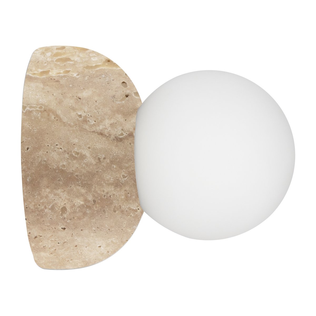 Globen Lighting - Torrano 13 Vegg-/Taklampe IP44 Travertine