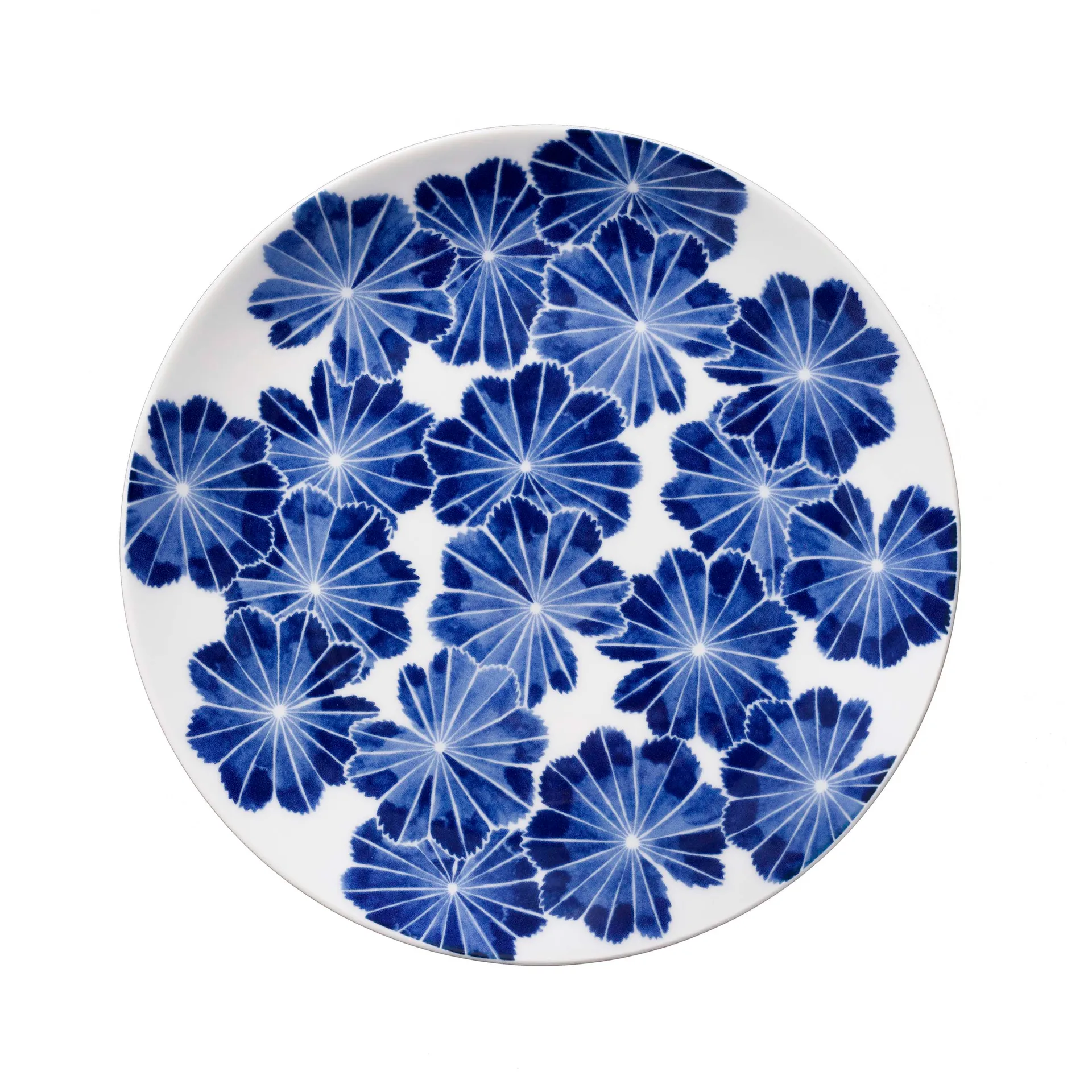 Daggkåpa tallerken, Blå Götefors Porslin