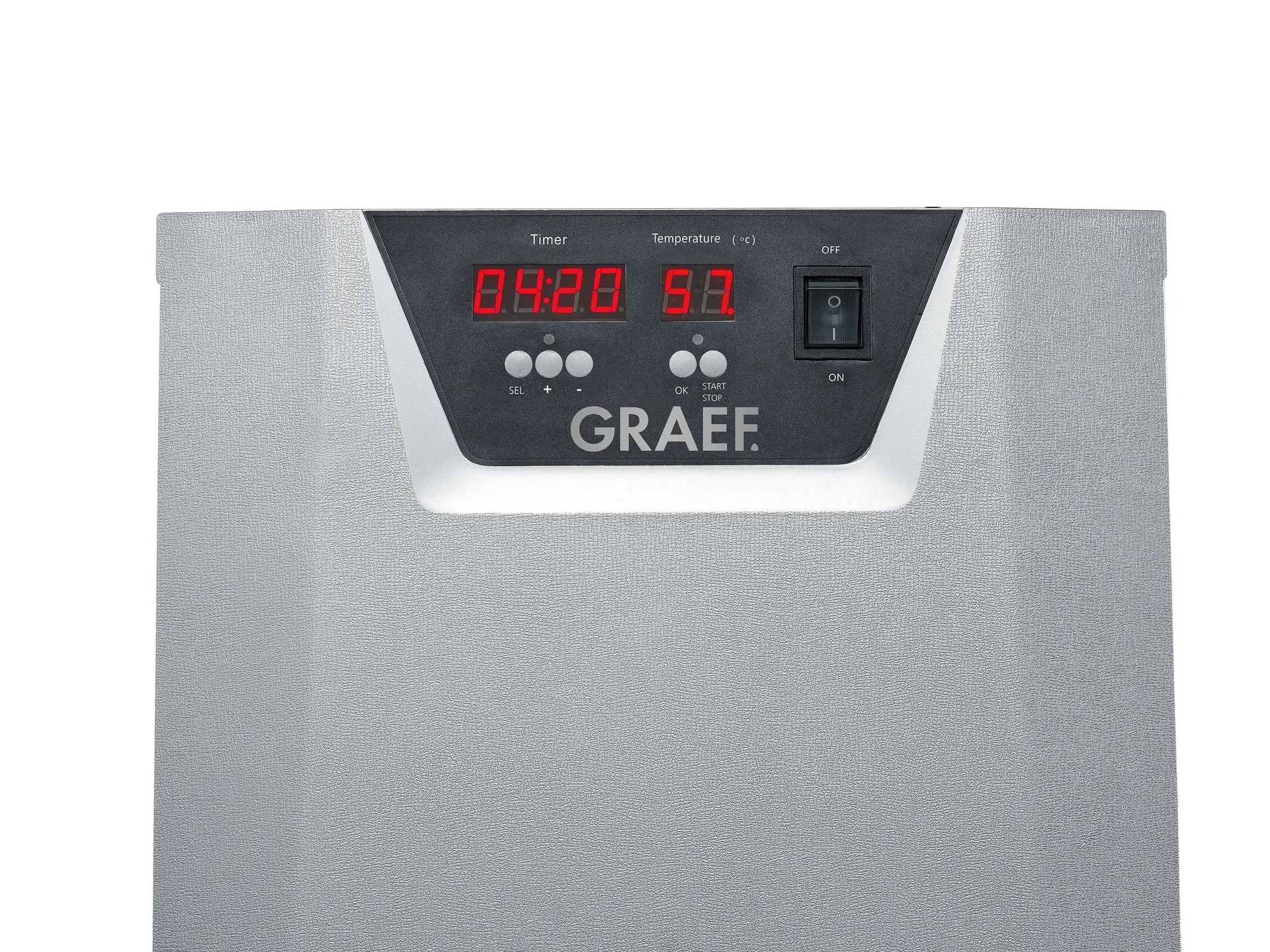 Graef DA510 Dehydrator soppetørker 10 brett, Svart-grå Graef