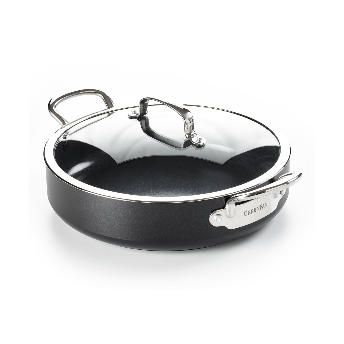 GreenPan Barcelona kasserolle med lokk 30 cm