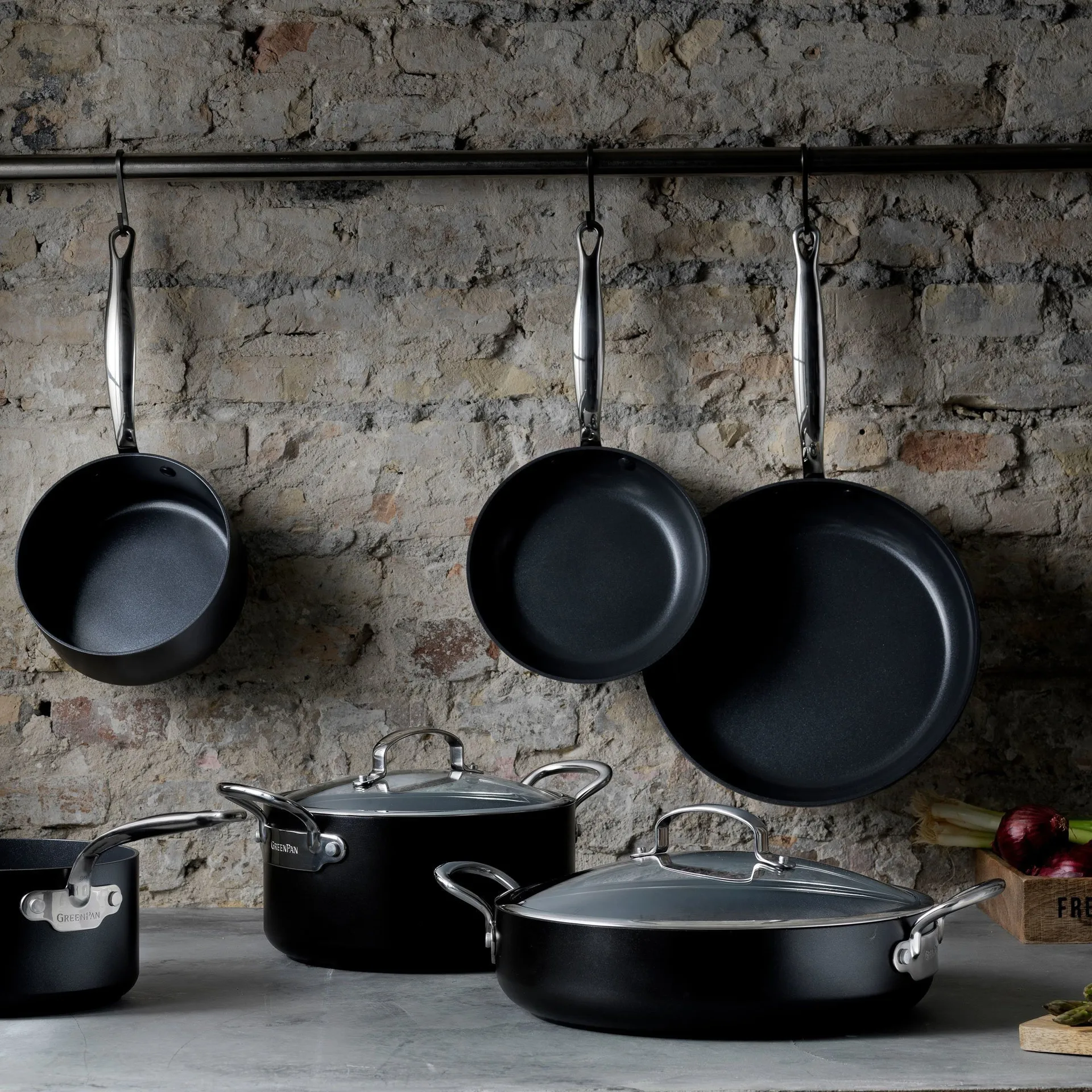 Barcelona kasserolle med lokk, 30 cm GreenPan