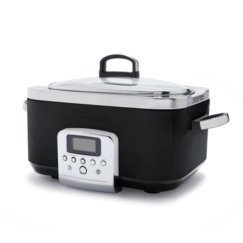 GreenPan Slowcooker 6 l 48x34 cm, Svart GreenPan