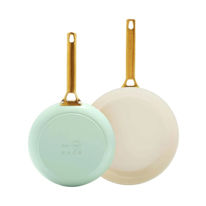 Padova stekepannesett 20 + 26 cm, Mint green GreenPan