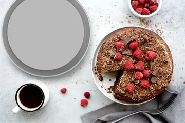 Silver Eligance bakeform - Stål, rund, Ø28x5,2 cm - Guardini