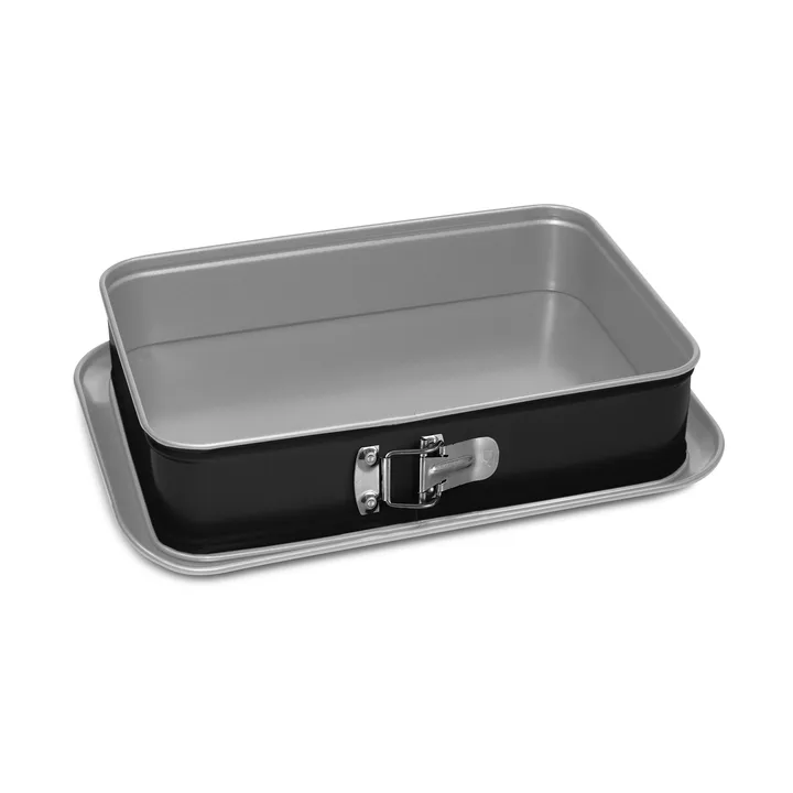 Silver Eligance springform - Stål, rektangulær, 27x19x7 cm - Guardini