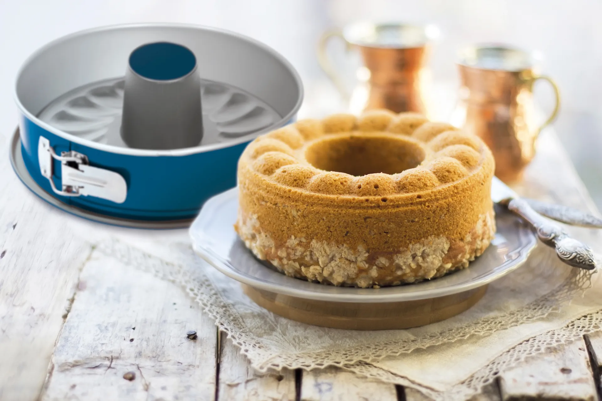 Xbake springform, Stål, avtakbart midtrør, Ø26 cm Guardini