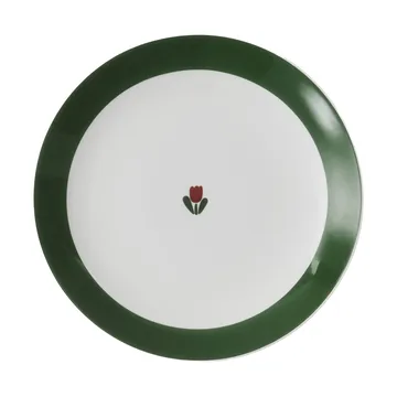 JULIANA tallerken - Rød, uten kant, Ø22 cm - Gustafsbergs Porslinsfabrik