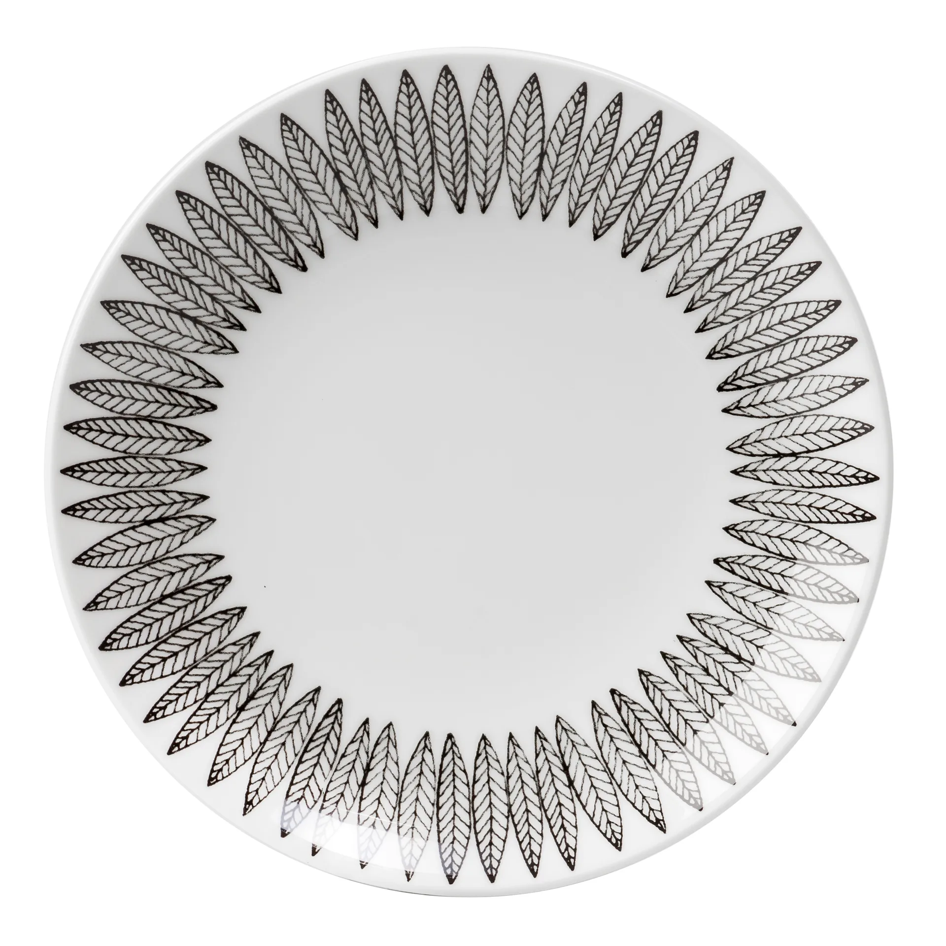 Gustafsbergs Porslinsfabrik Svart Salix tallerken Ø 28 cm