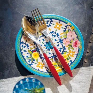 Feeling serveringsbestikk - Clear red, 2 deler - Guzzini