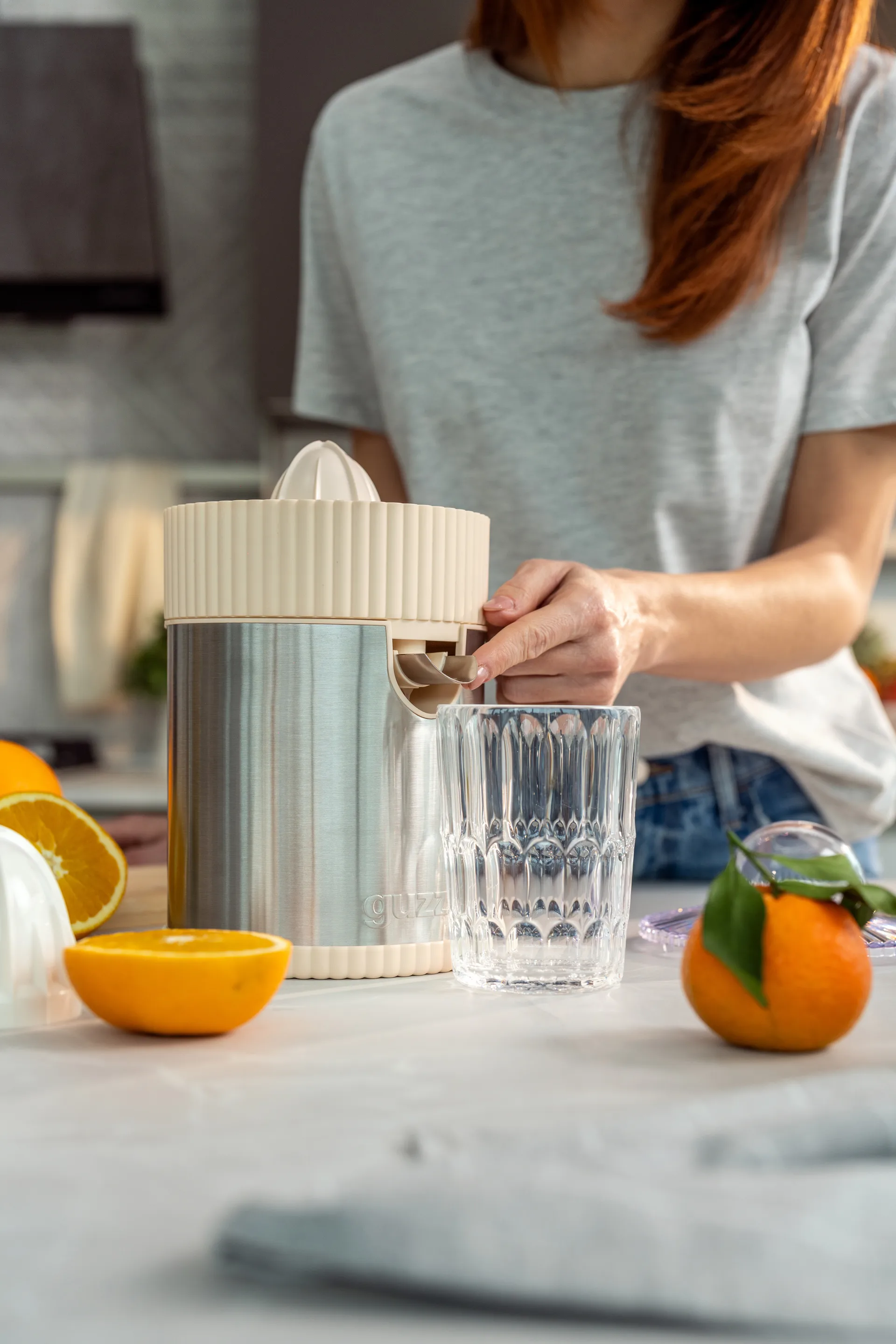 Sous chef elektrisk juicepresse, Cream Guzzini