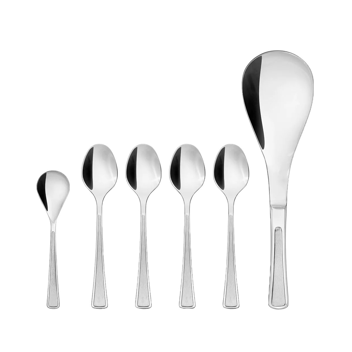 Hardanger Bestikk Ramona grøtsett bestikk 6 deler Rustfritt stål