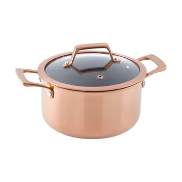 Hâws Santo gryte med lokk hybrid coating 3,4 L - Rose Gold - Hâws