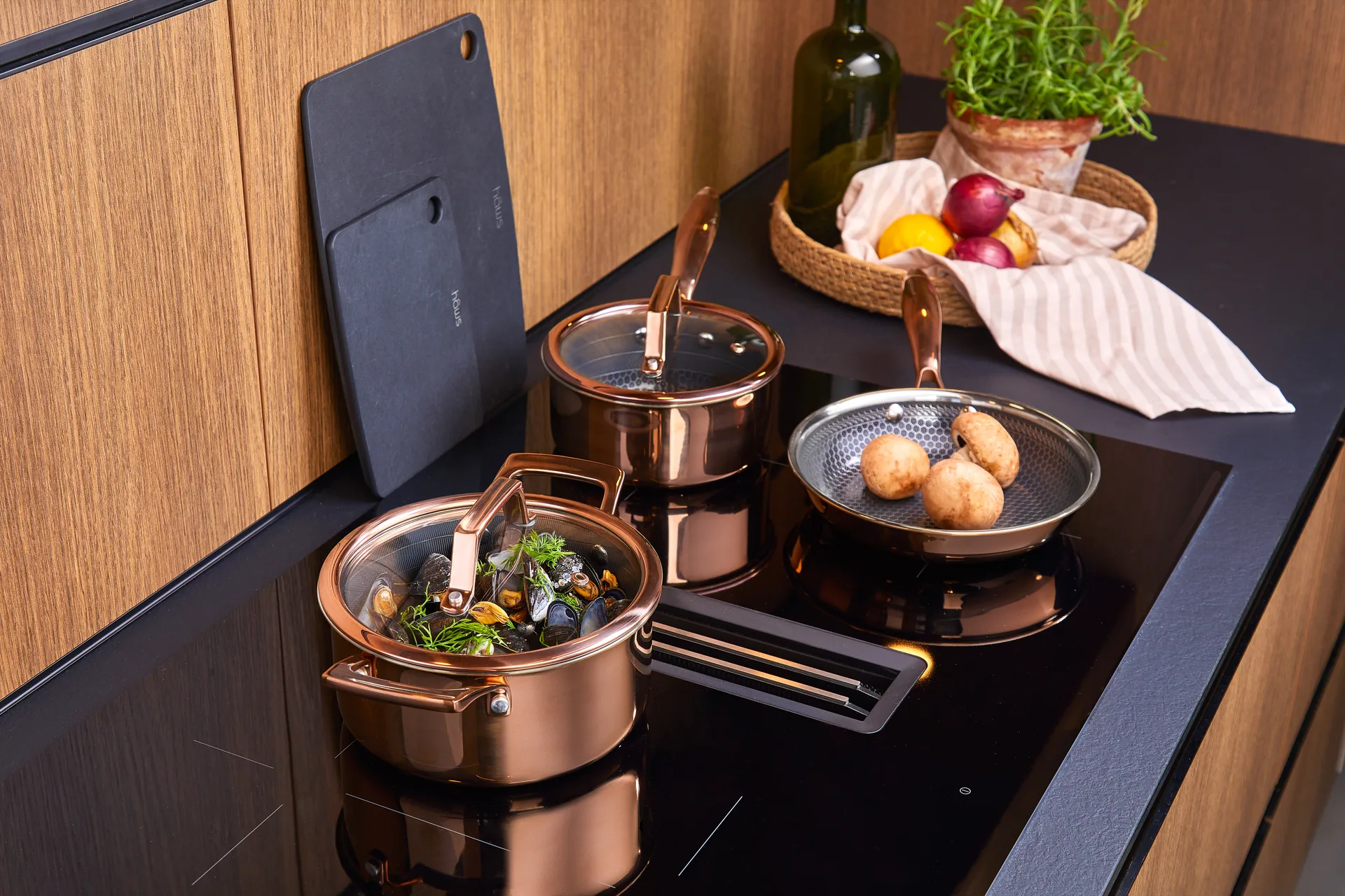 Hâws Santo stekepanne hybrid coating rose gold, Ø20 cm Hâws