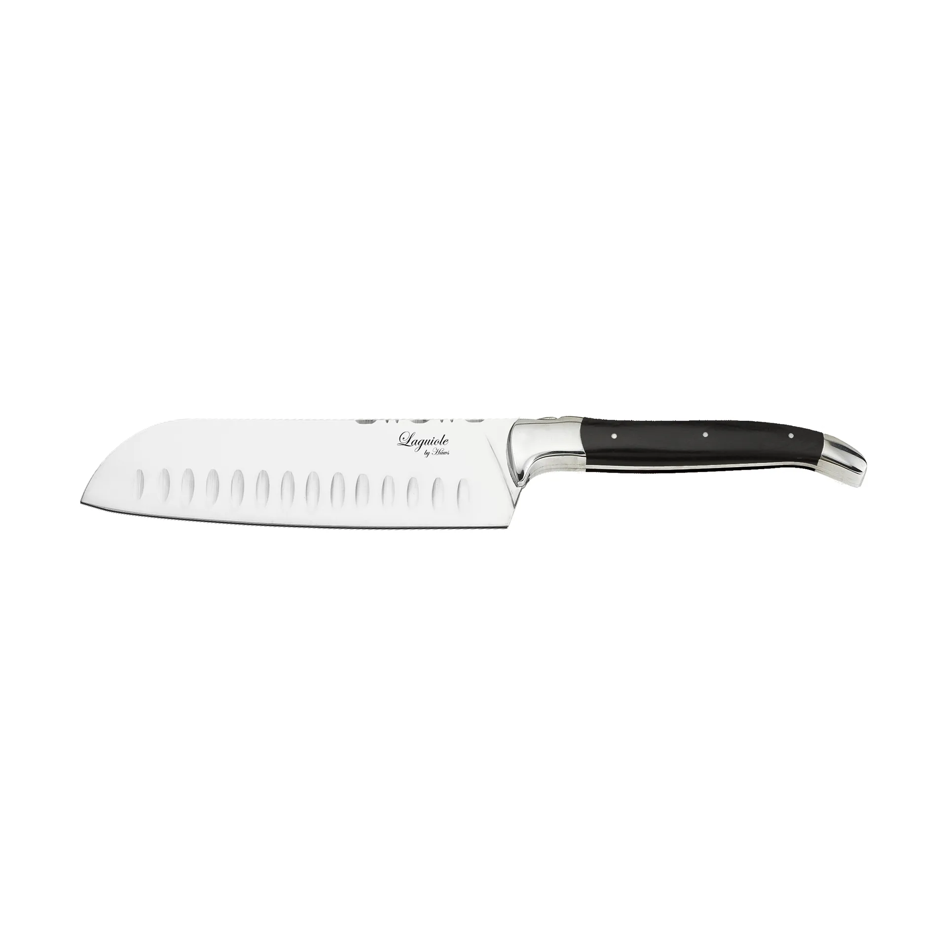 Laguiole by Hâws santokukniv 19 cm, Black Hâws