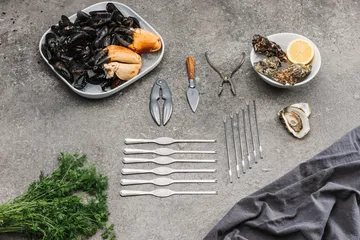 Laguiole by Hâws skalldyrsett 15-deler - Olivtre-rustfritt stål - Hâws