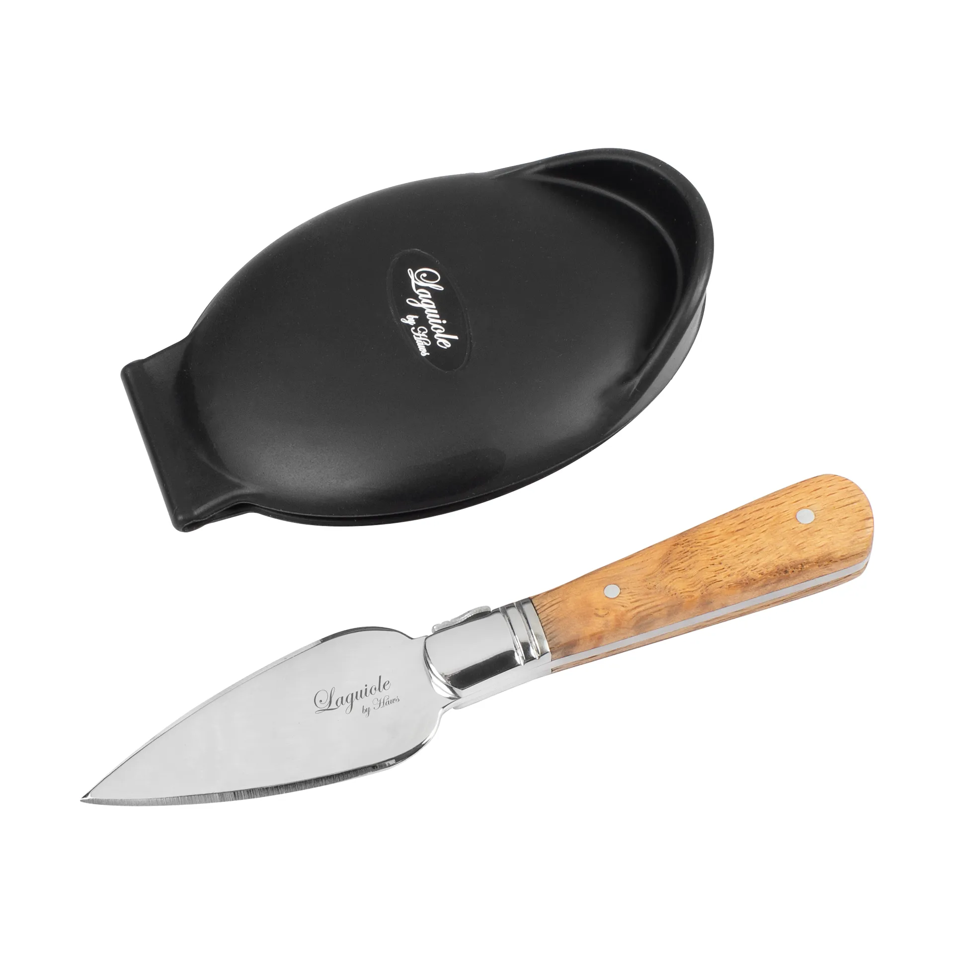 Laguiole by Hâws østersett 2-deler, Olivtre-rustfritt stål Hâws