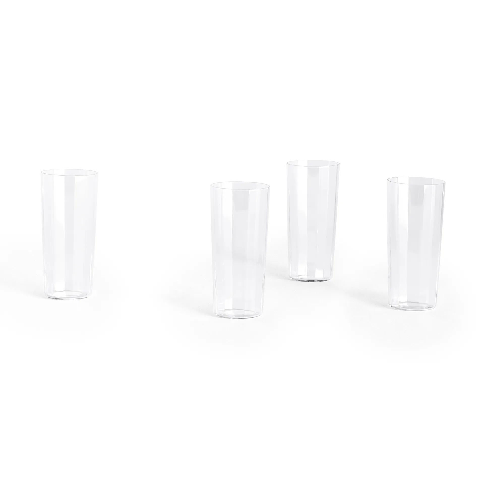 Angle drikkeglass 4-pakning, Tall 13 cm HAY