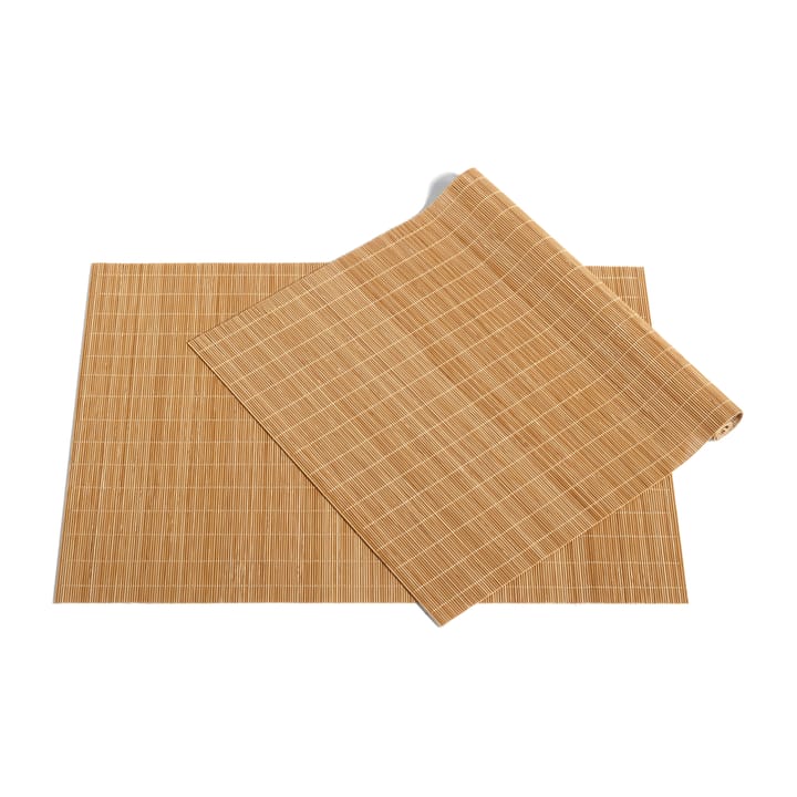 Bamboo spisebrikke 31 x 44 cm, 2-pakning, Naturfarget HAY