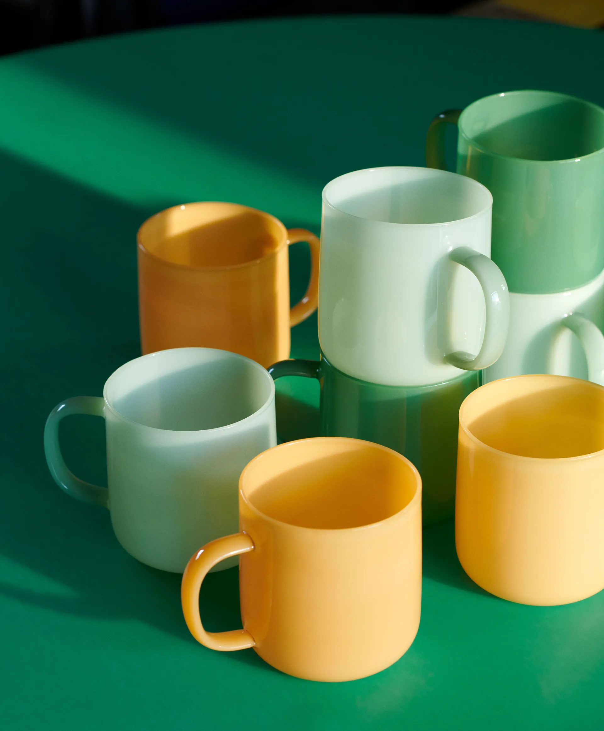 Borosilikat kopp 30 cl 2-pakning, Jade green HAY