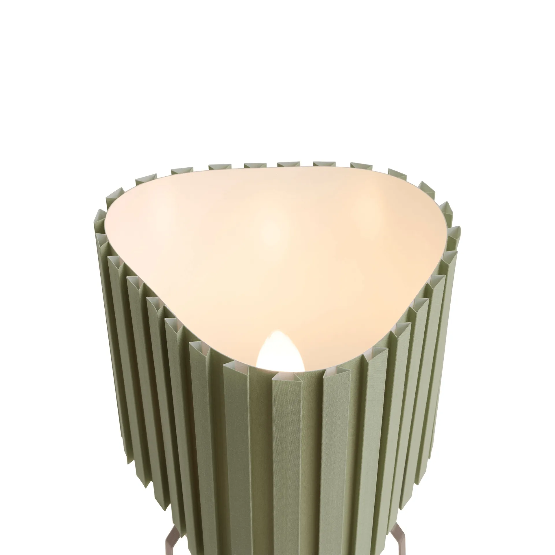 Canelé bordlampe, Almond green HAY