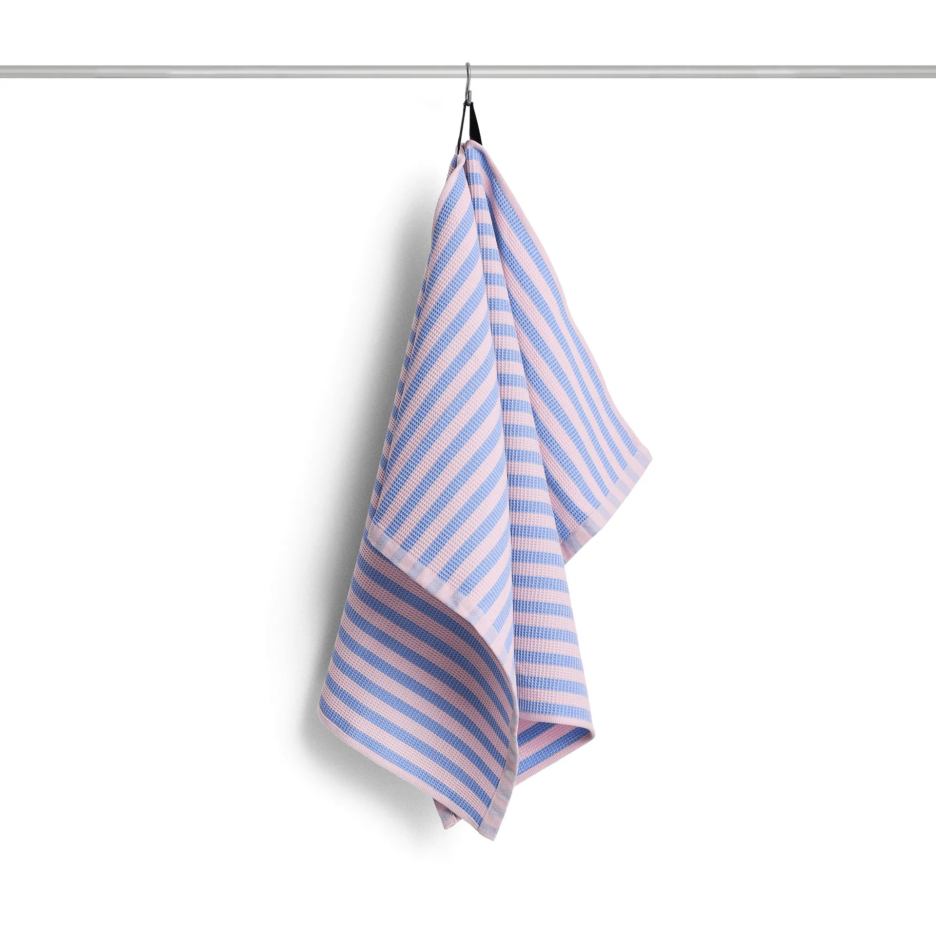 Canteen kjøkkenhåndkle 52×80 cm, Sky blue-light pink block stripe HAY