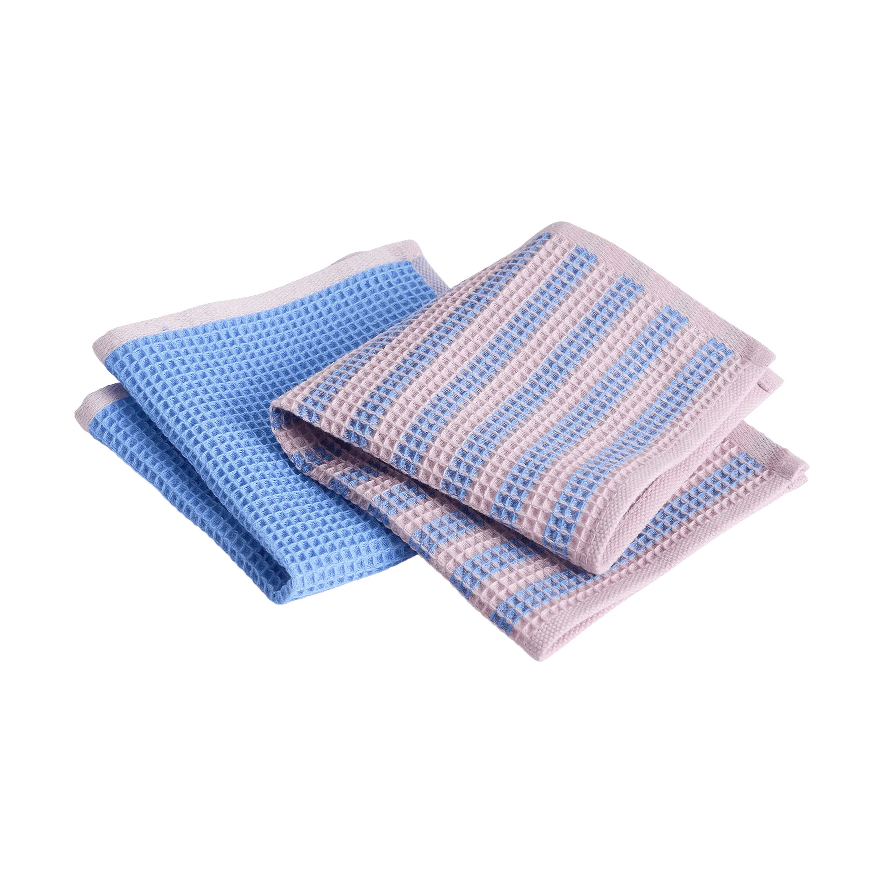 Canteen oppvaskklut 31 × 31 cm 2‑pakning, Sky blue-pink mix HAY