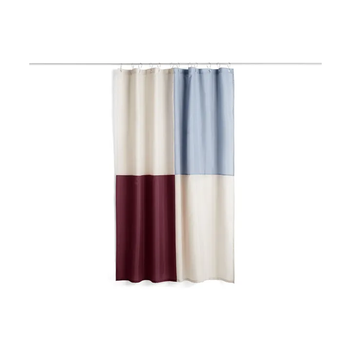 Check dusjforheng 180×200 cm - Burgundy - HAY
