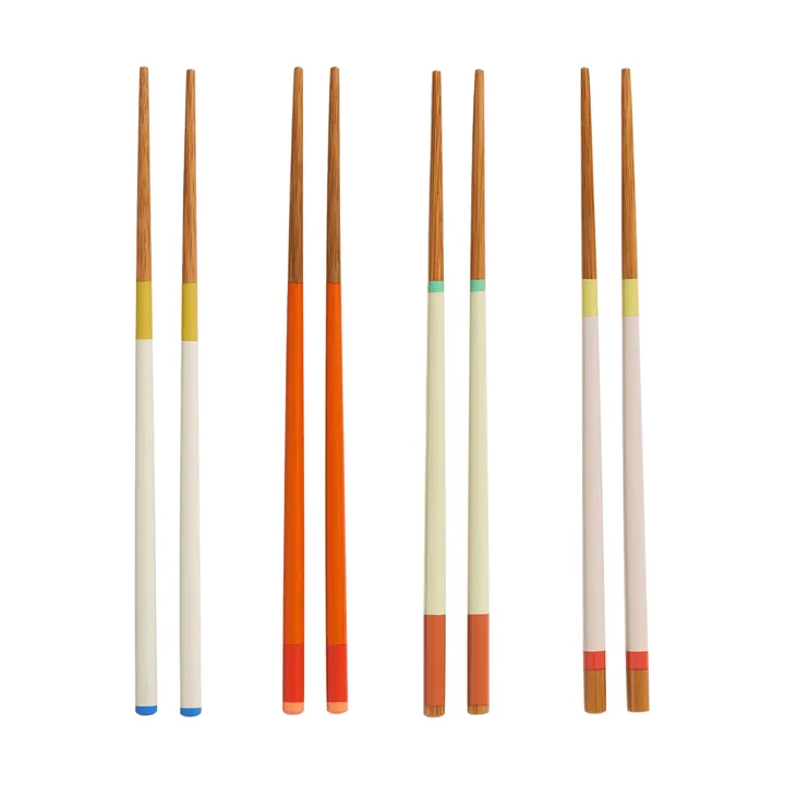 Colour spisepinner 4-pakning - Bright - HAY