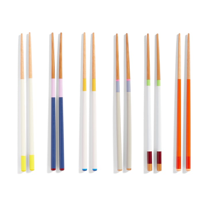 Colour spisepinner 6-pakning, Multi HAY