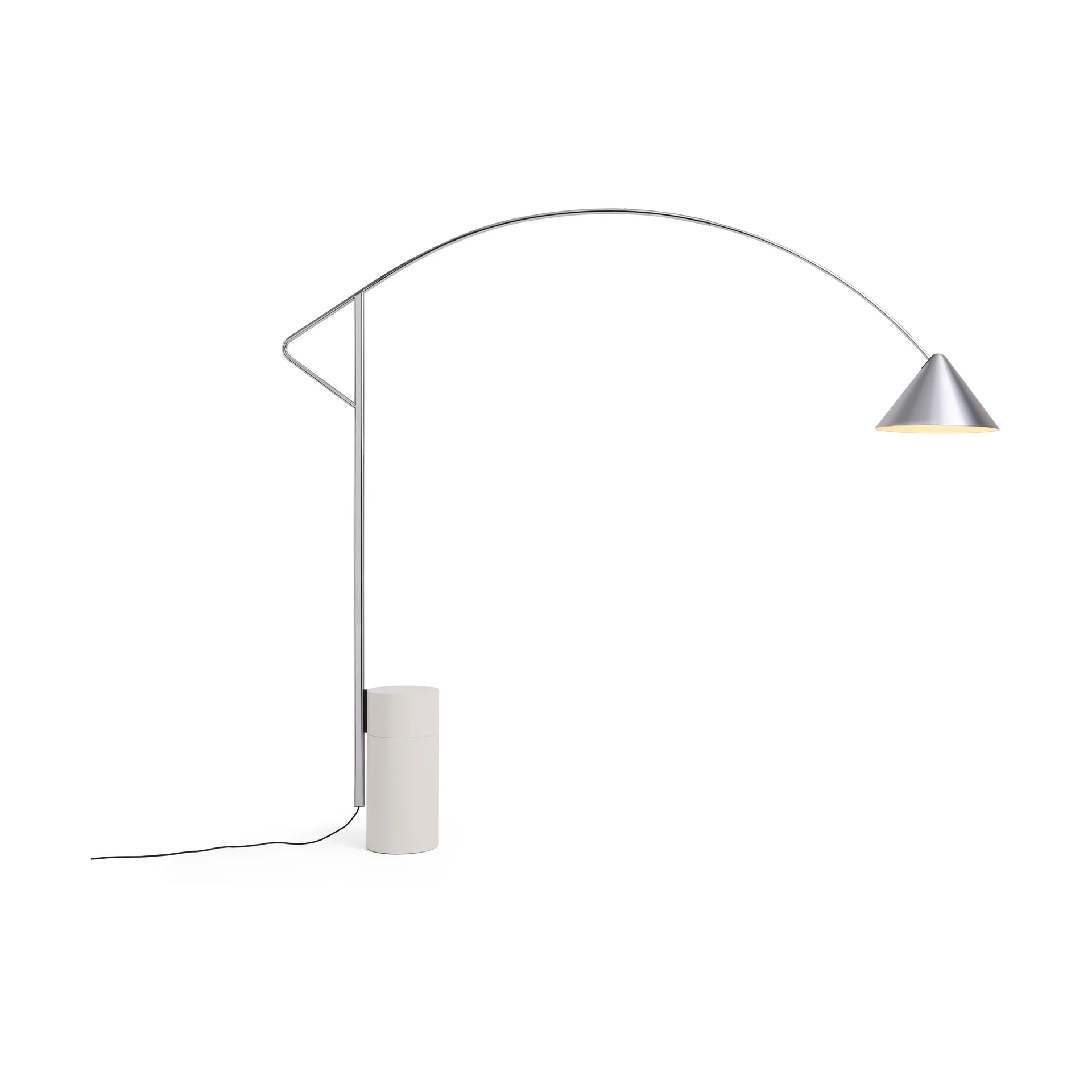 Compass Stehlampe, Sølv HAY