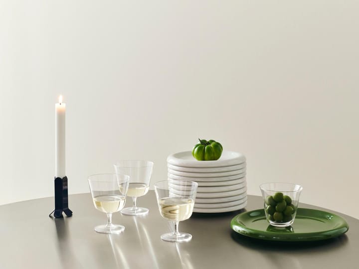 Curve Stem drikkeglass 2-pakning, Clear HAY