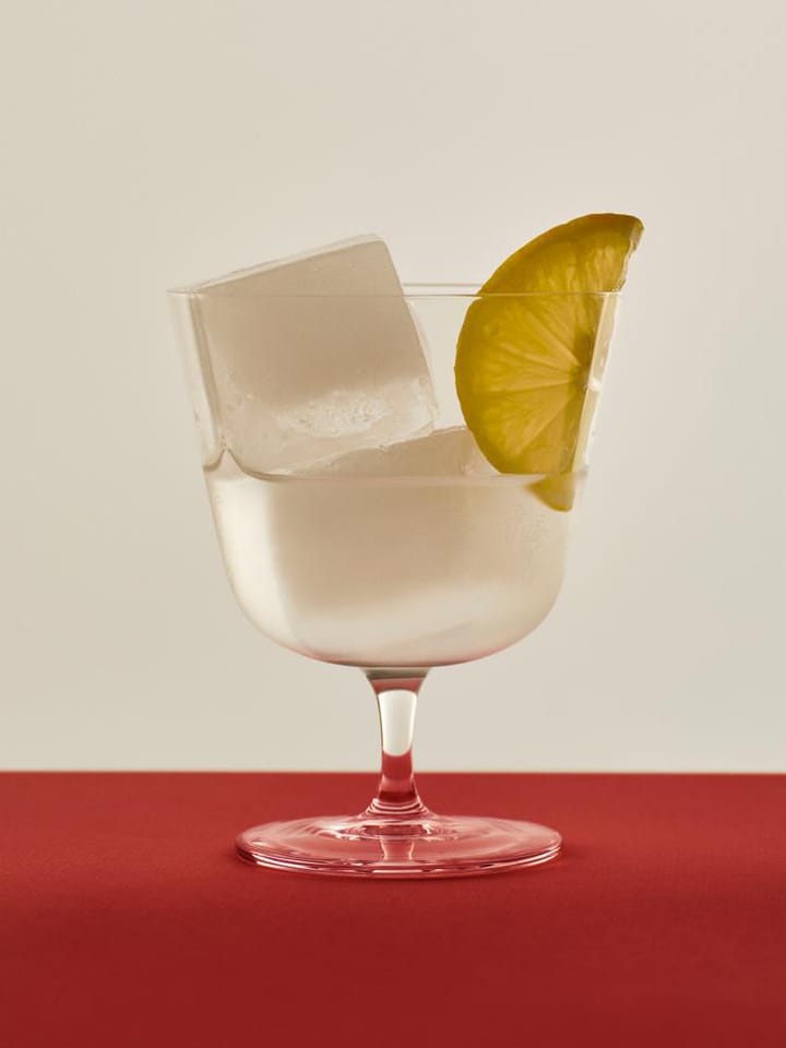 Curve Stem drikkeglass 2-pakning, Clear HAY