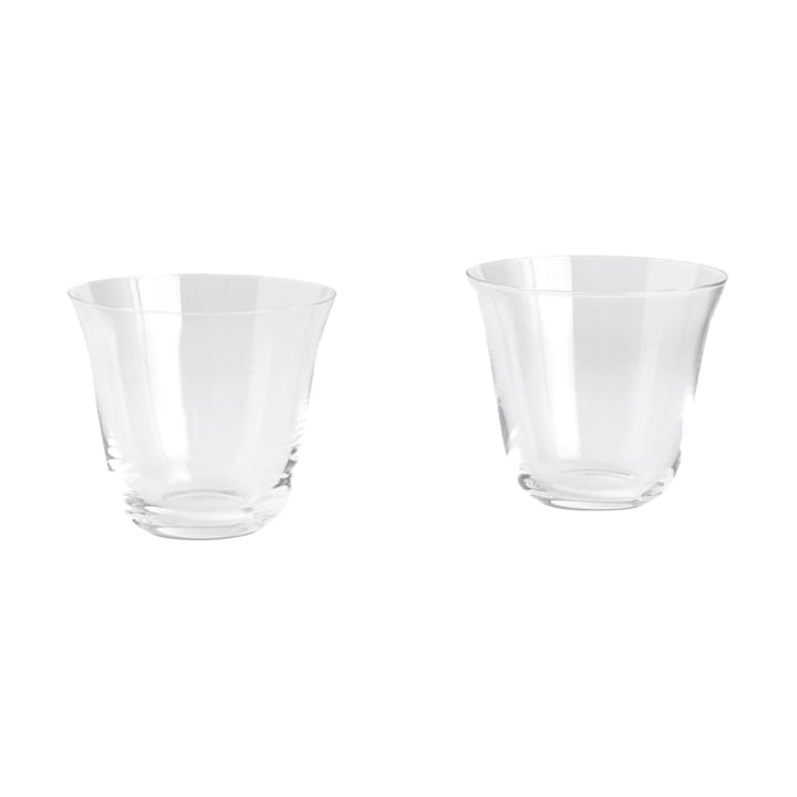 Curve Tumbler drikkeglass 2-pakning - Clear - HAY