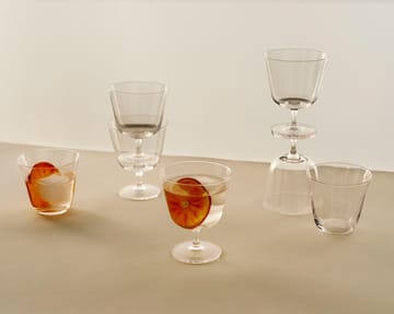 Curve Tumbler drikkeglass 2-pakning - Clear - HAY