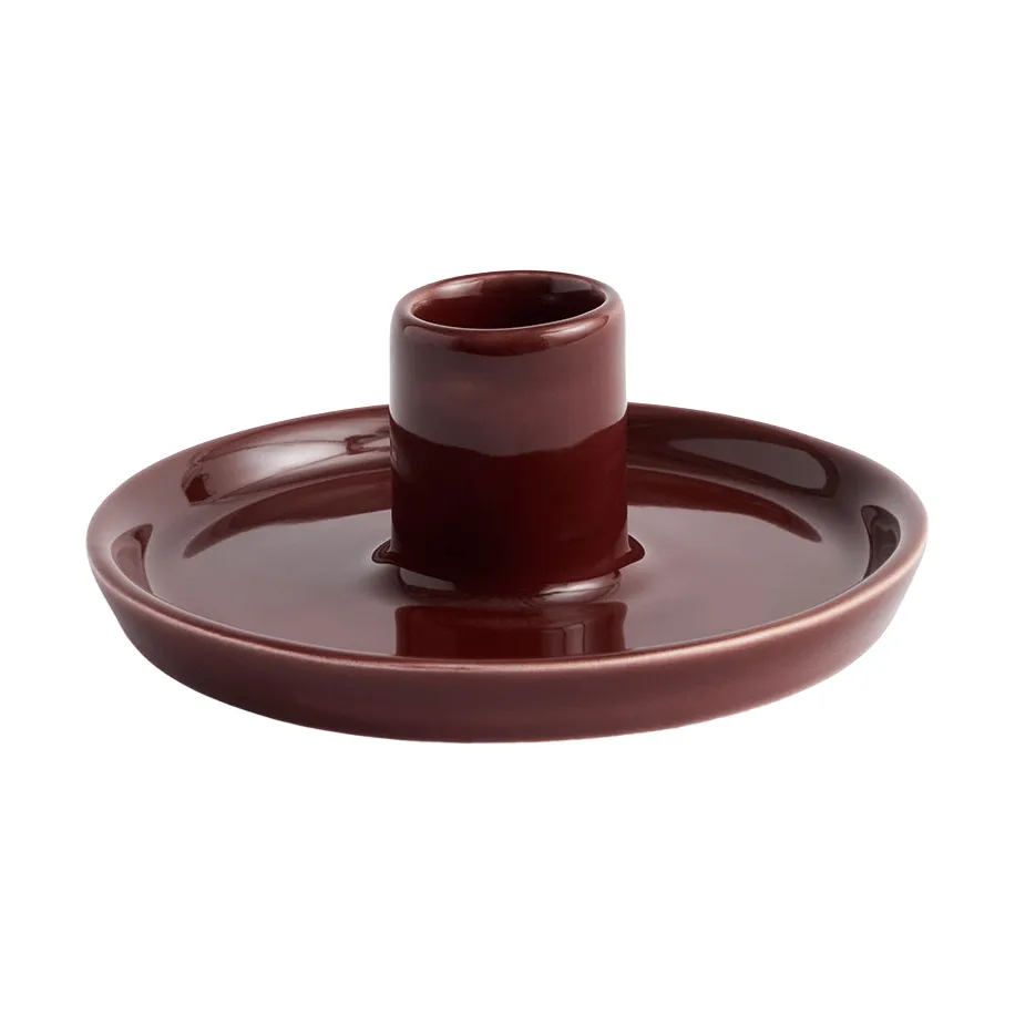 Disc lysestake, Chestnut brown, small, Ø10x4,8 cm HAY