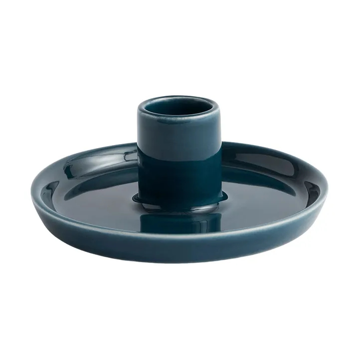 Disc lysestake - Dark teal, small, Ø10x4,8 cm - HAY
