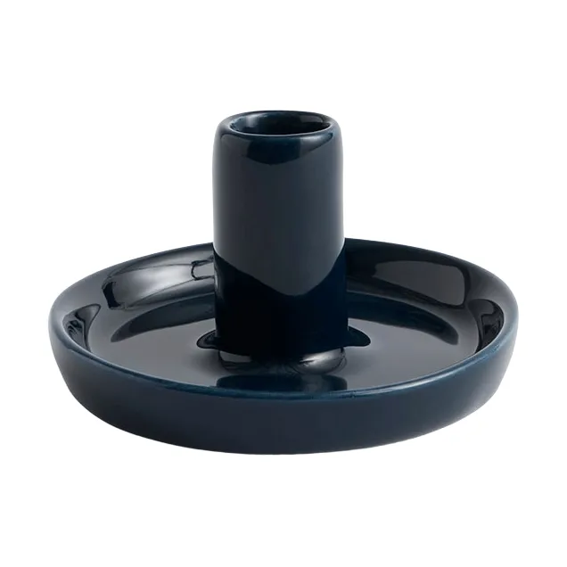Disc lysestake, Midnight blue, Ø7×4 cm HAY