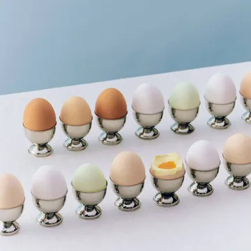 Essential Steel eggeglass - Rustfritt stål, 4,5×Ø4,5 cm - HAY
