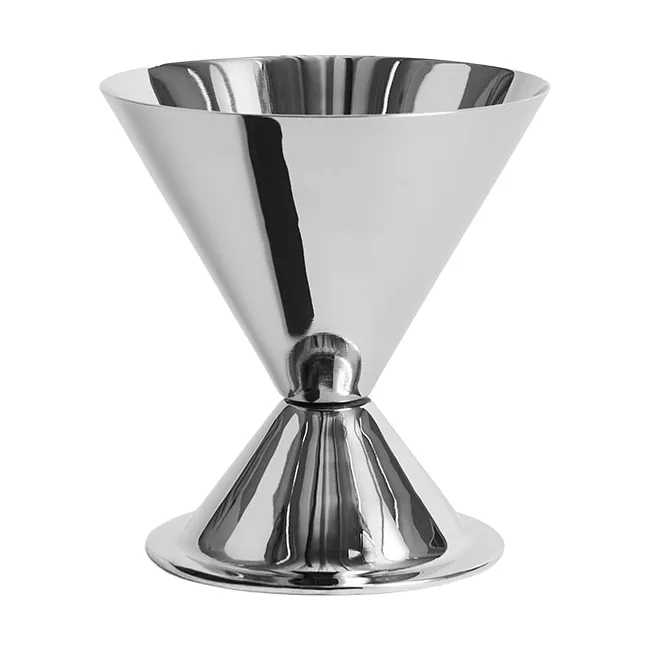 Essential Steel glassbolle, Rustfritt stål, 10,5xØ10 cm HAY