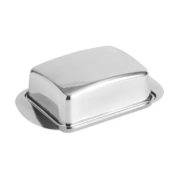 Essential Steel smørboks - Rustfritt stål, 10×17 cm - HAY