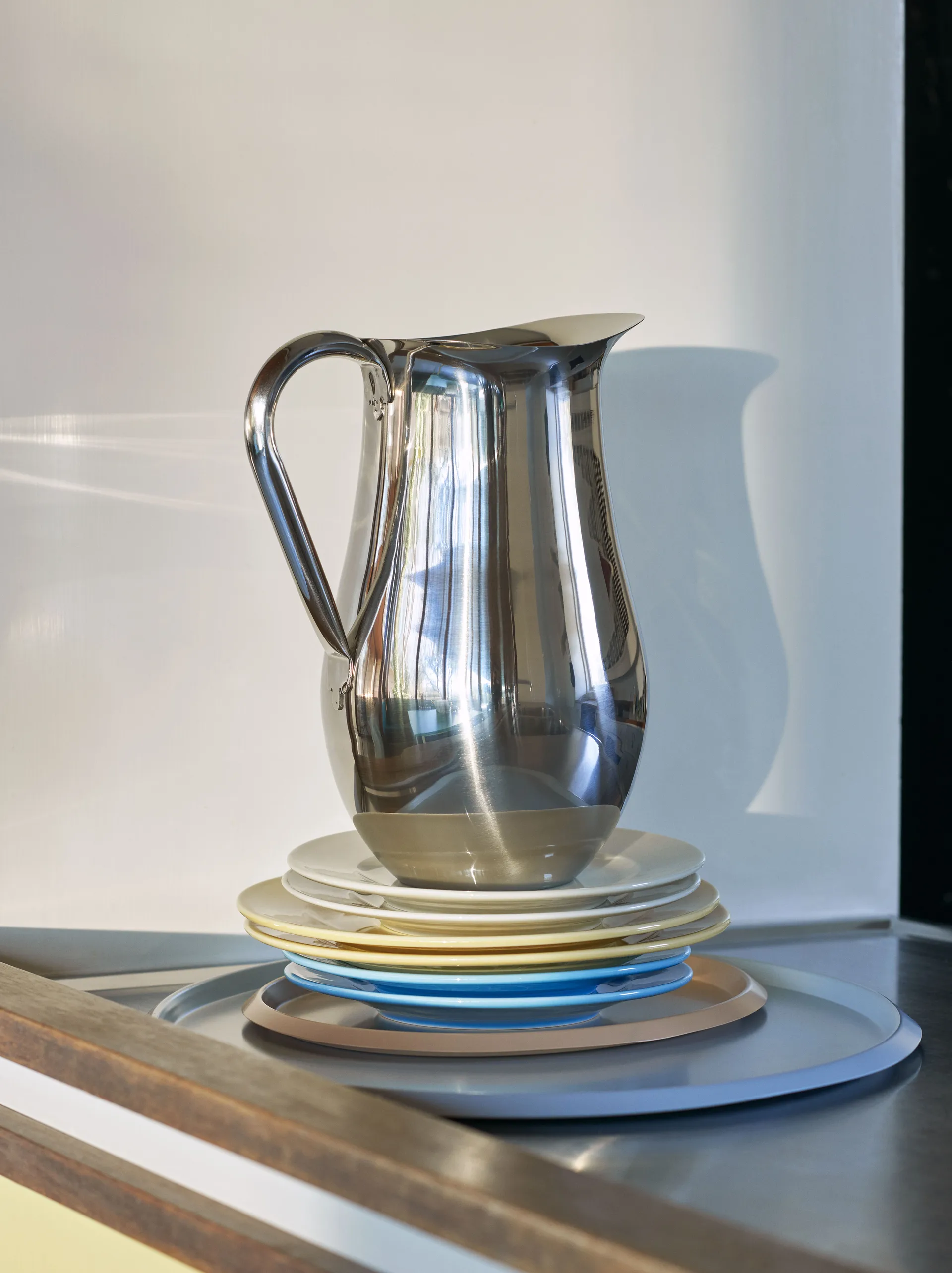 Indian Steel Pitcher No. 2 kanne 3,25 L, Rustfritt stål HAY