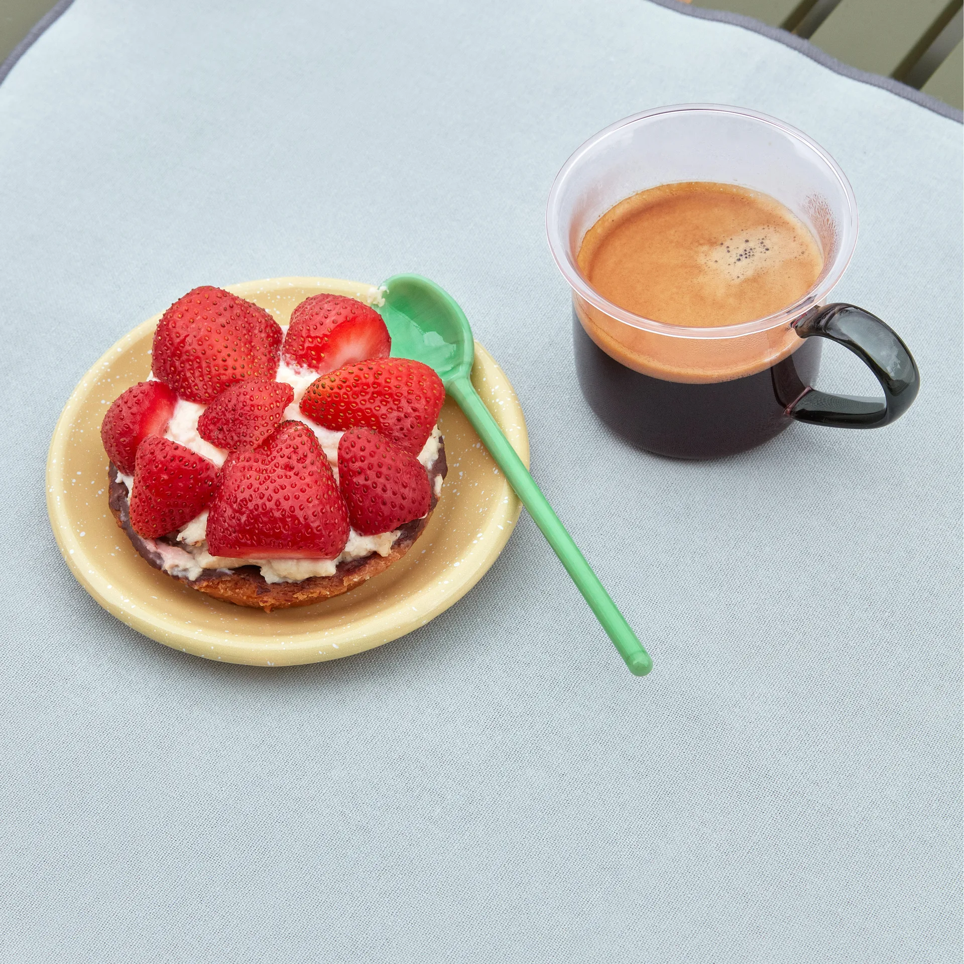 Mono glasskje 2-stk., Sky blue-green HAY