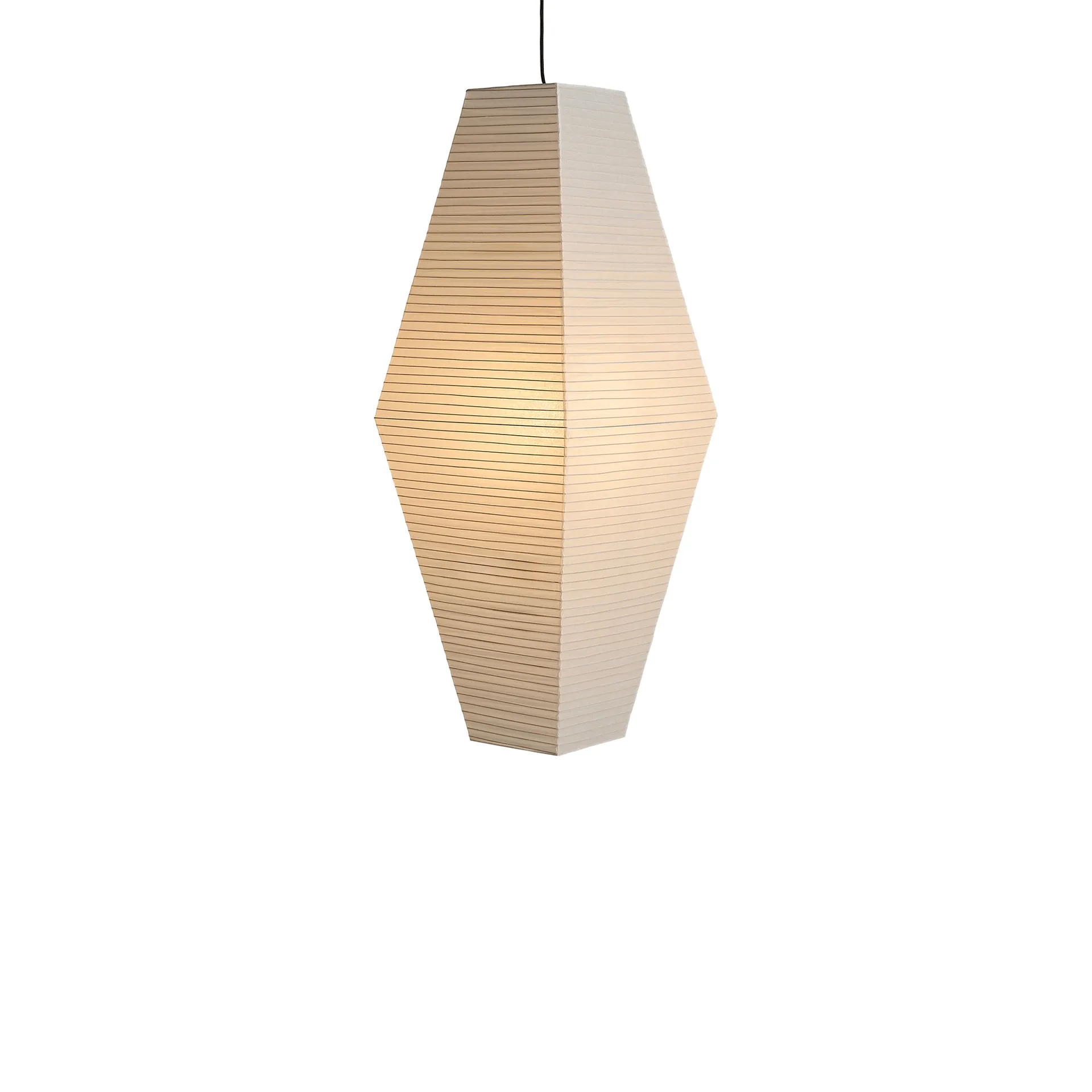 Paper Shade Prism lampeskjerm, Classic white, 40×110 cm HAY