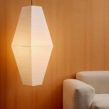 Paper Shade Prism lampeskjerm - Classic white, 40×110 cm - HAY