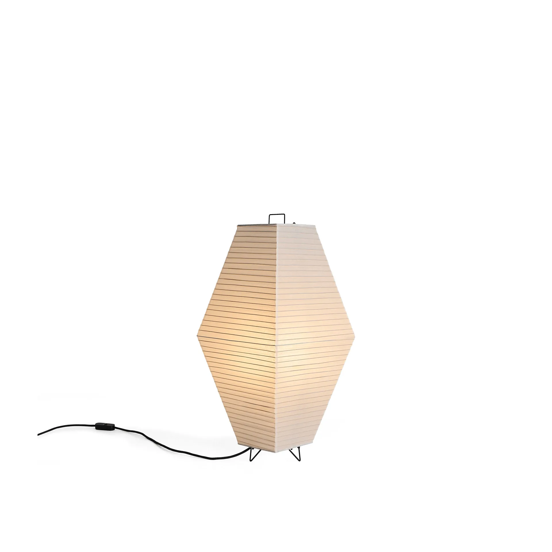 Paper Shade Prism lampeskjerm for gulv- og bordlampe, Classic white, 30×66 cm HAY