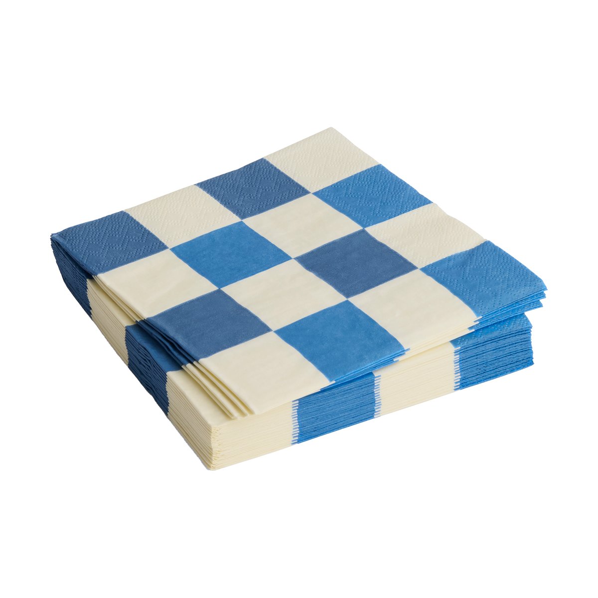 HAY Pattern Dinner Check serviett 40x40 cm 20-pakning Off white-blues M