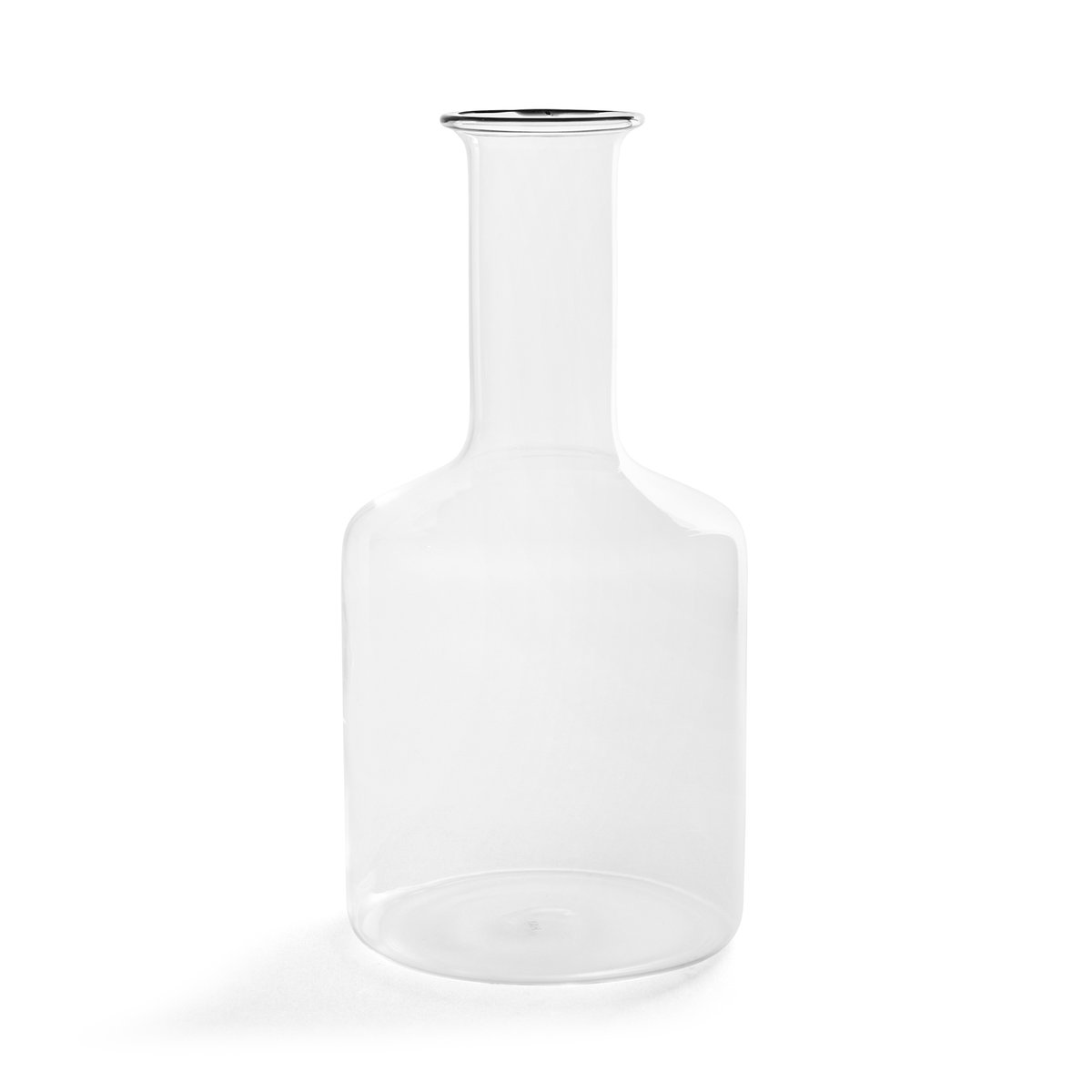 HAY Rim karaffel 1,2 l klar Black