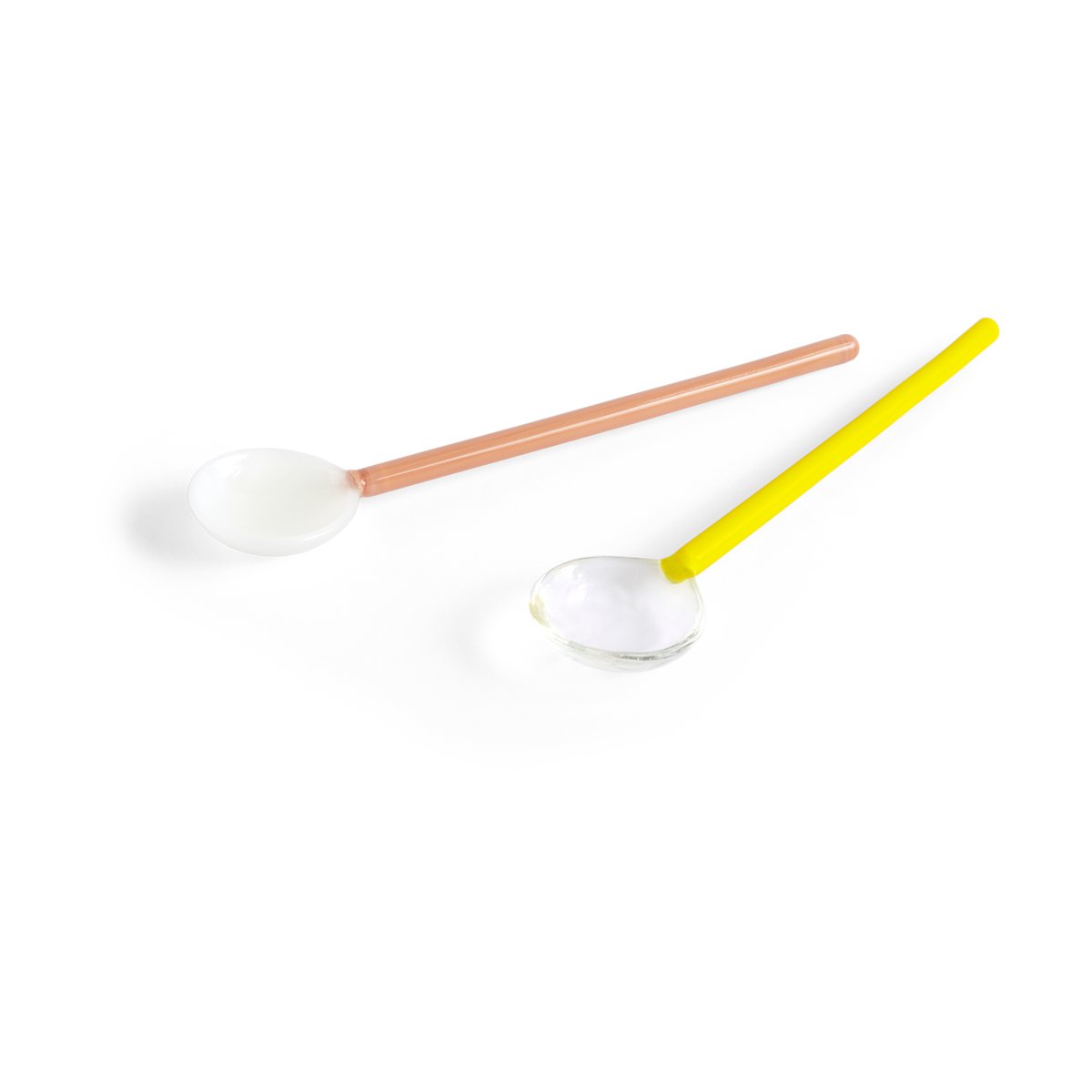 HAY Round glasskje 2-stk. Bright yellow-brown